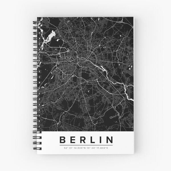Item preview, Modern Berlin City Map designed and sold by ffpdsgn.