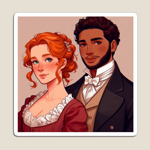 Aperçu de l'œuvre Colin Bridgerton/Pénélope Featherington BRIDGERTON NETFLIX Fanart créée et vendue par Dominika Farkašová.