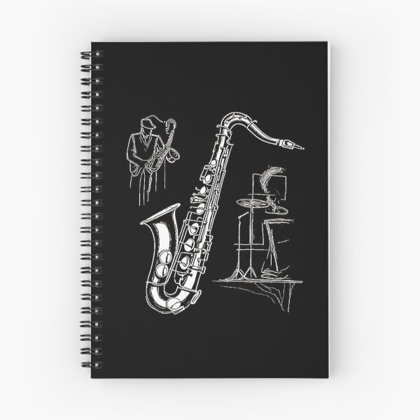 Item preview, B&W Baritone Saxophone. designed and sold by Giulivo Store Graphic.
