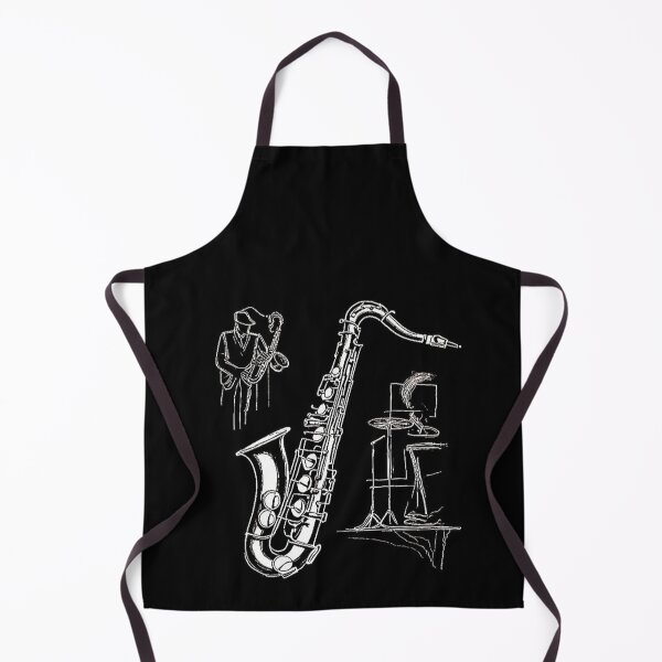 Item preview, B&W Baritone Saxophone. designed and sold by Giulivo Store Graphic.