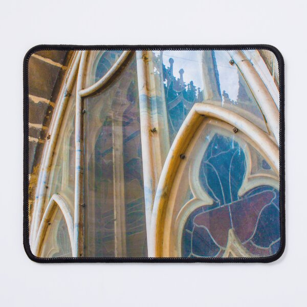 Item preview, so close to a stained glass window. walking on the cathedral roof. designed and sold by Tereza Pilar  Art.