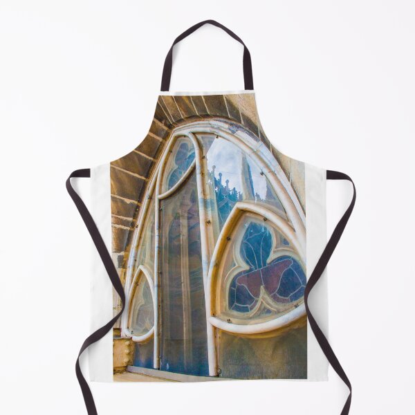Item preview, so close to a stained glass window. walking on the cathedral roof. designed and sold by Tereza Pilar Art.