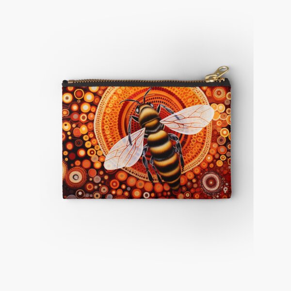 Item preview, Aboriginal Inspired Dot Art - Honey Striped Bee designed and sold by GrinGalore.