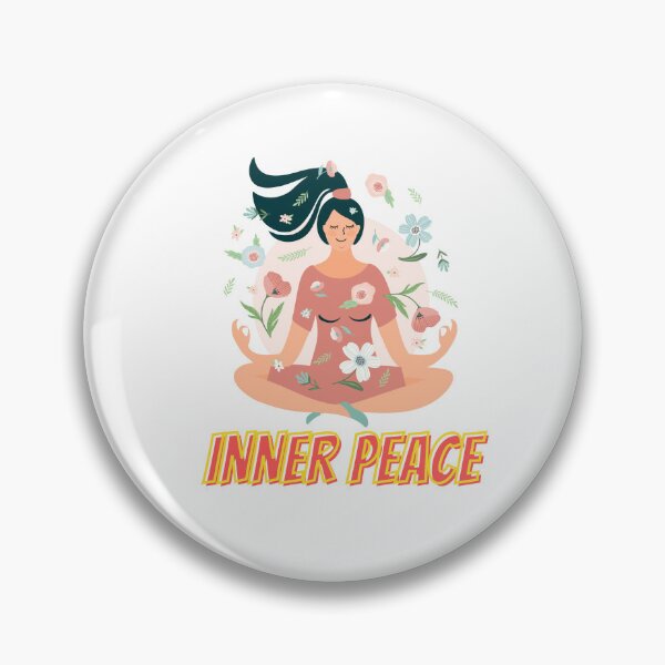 Item preview, Inner Peace Meditation - Positive Vibes Graphic Tee designed and sold by TeeShirtTrendz.