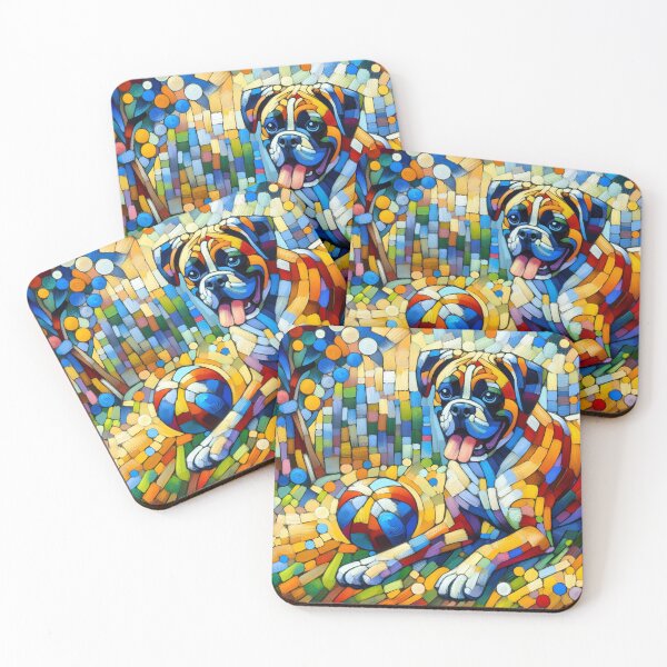 Item preview, Playful Boxer Cartoon Delight designed and sold by PawspectCreate.