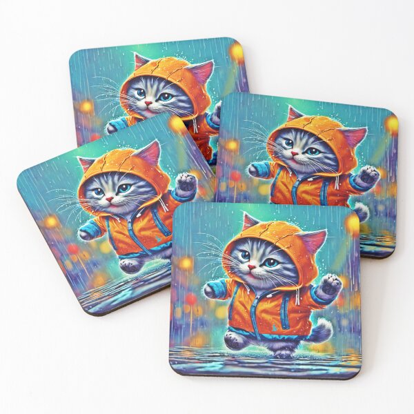 Item preview, Rainy Day Cat Dance designed and sold by Health And Fitness Posts e-Store.