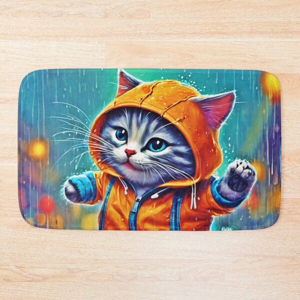 Item preview, Rainy Day Cat Dance designed and sold by Health And Fitness Posts e-Store.
