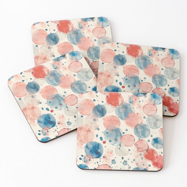 Item preview, Tiled Colorful Bubble Watercolor Pattern designed and sold by dcrc.