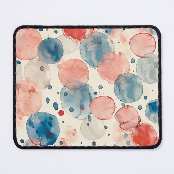 Item preview, Tiled Colorful Bubble Watercolor Pattern designed and sold by dcrc.
