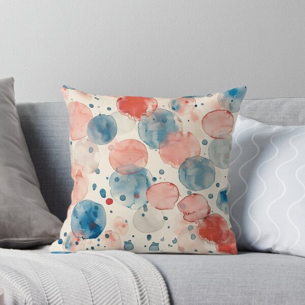 Item preview, Tiled Colorful Bubble Watercolor Pattern designed and sold by dcrc.
