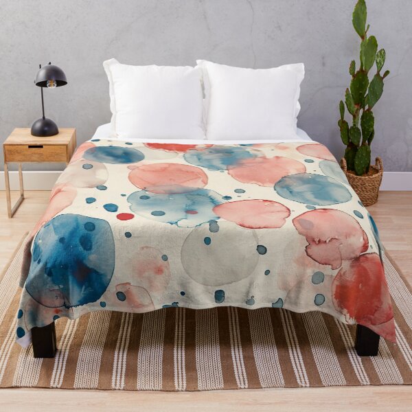 Item preview, Tiled Colorful Bubble Watercolor Pattern designed and sold by dcrc.