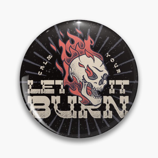 Item preview, Let it burn feeling illustration theme style designed and sold by kiloorartclub.