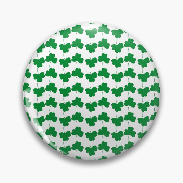 Item preview, Sip & Smile Shamrock Style - Green Shamrock Pattern on White designed and sold by IraNiva.