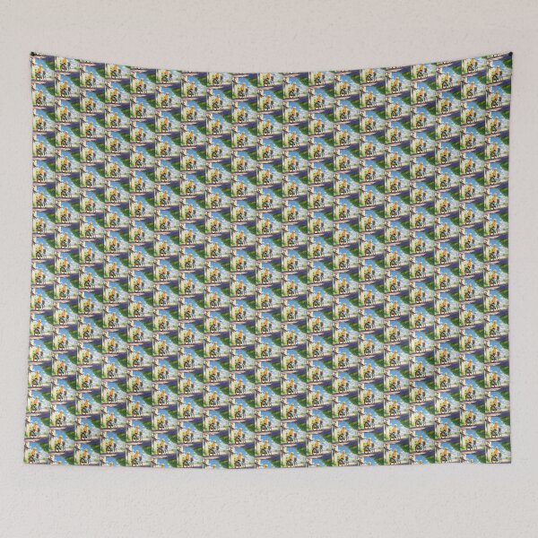 Item preview, Golden Retriever & Bicycle designed and sold by AmazingBackDrop.