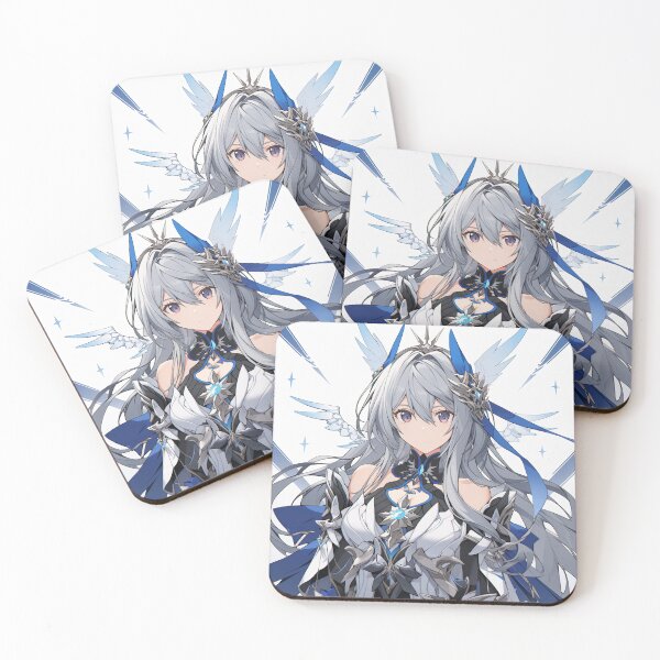Item preview, Silver Armor Fantasy Anime Girl designed and sold by bubblegoth.