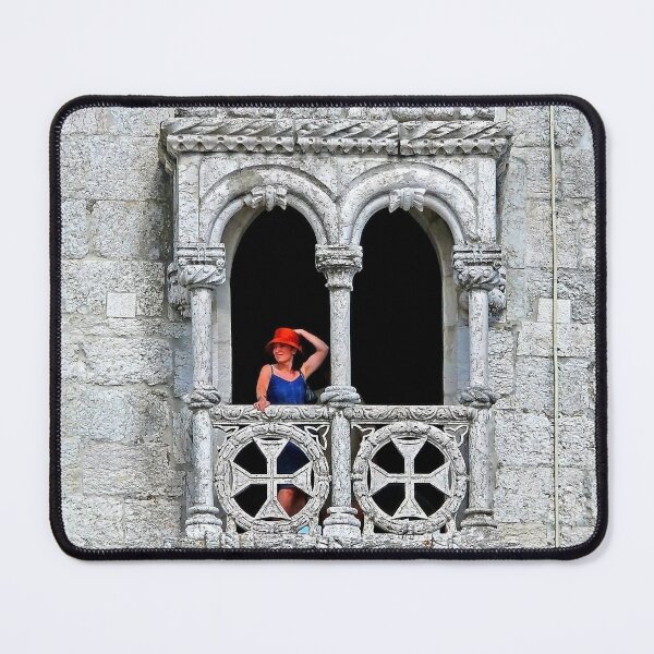 Item preview, Belém Lady with a red hat. Torre de Belém. designed and sold by Tereza Pilar  Art.