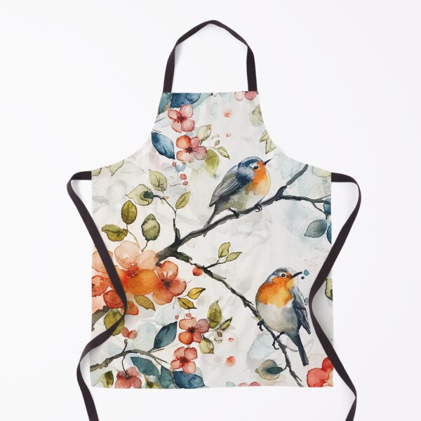 Item preview, Tiled Watercolor Birds Pattern designed and sold by dcrc.