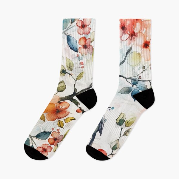 Item preview, Tiled Watercolor Birds Pattern designed and sold by dcrc.