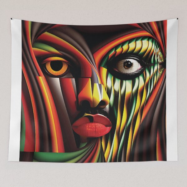 Item preview, Multi-dimensional woman abstract. designed and sold by maulbang.