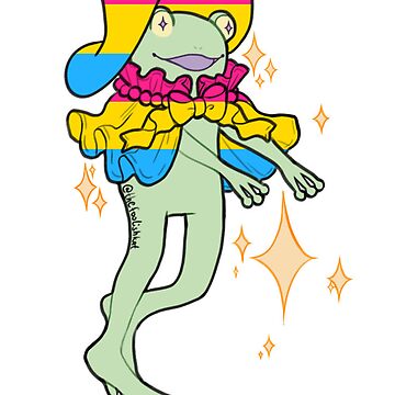 Artwork thumbnail, Pride frog pan by FirstKat