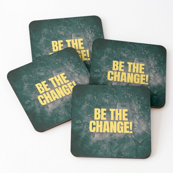 Item preview, "Be the change!" designed and sold by DesignWondersSt.