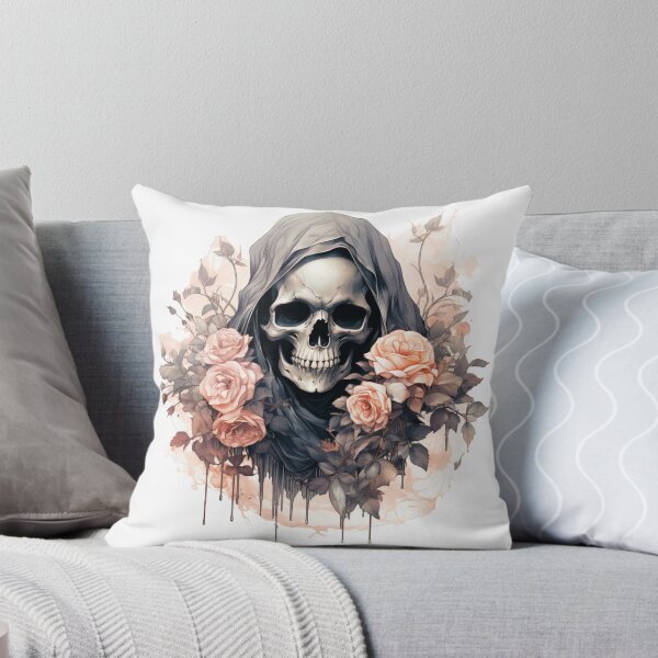 Item preview, Grim Reaper and Pink Roses designed and sold by aradevon.