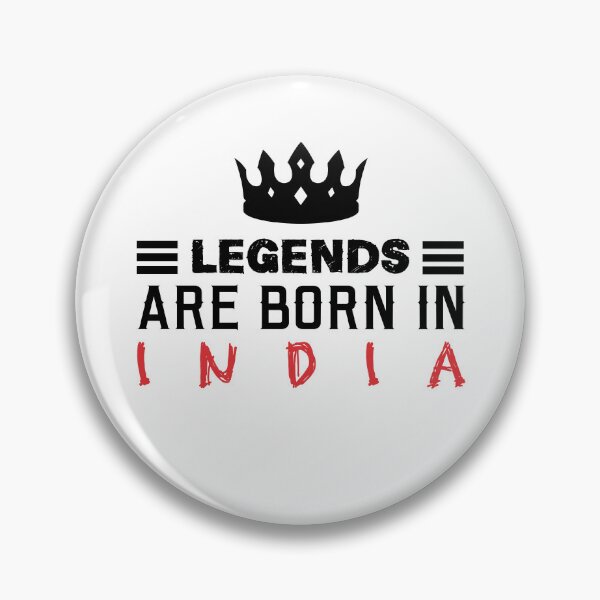 Item preview, Legends are born in India designed and sold by BYNDART.