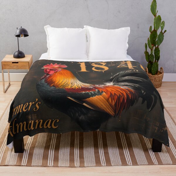 Item preview, 1846 Vintage Rooster Almanac - Rustic Farmhouse Art designed and sold by David Balzen.