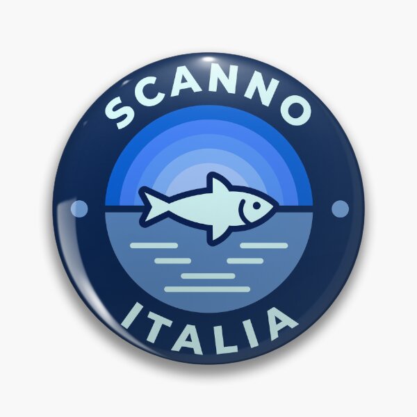 Item preview, Scanno Italia minimalist badge designed and sold by InvestingRoad.