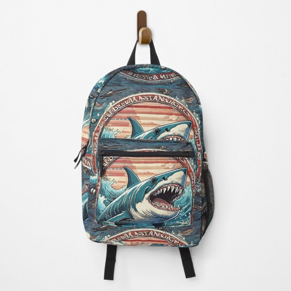 Item preview, Shark -T-Shirt, usa t-shirt, sea t-shirt designed and sold by giantdesigns.