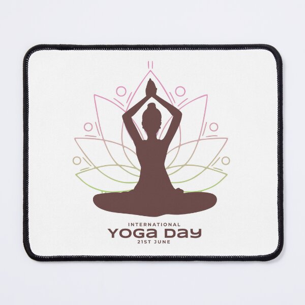 Item preview, Yoga Serenity: Celebrating Yoga Day designed and sold by PG Shop Art.
