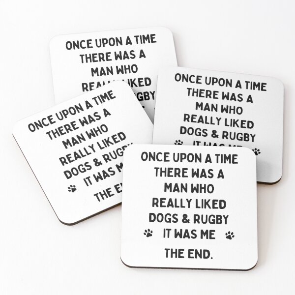 Item preview, A man who really liked Rugby and Dogs. designed and sold by TheGreenGoat.