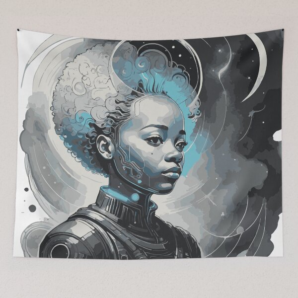 Item preview, Feminine afronaut energy. designed and sold by maulbang.