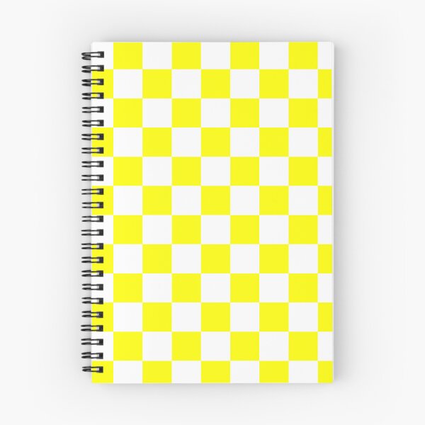 Item preview, Checkered - White and Yellow designed and sold by JustPatterns2.