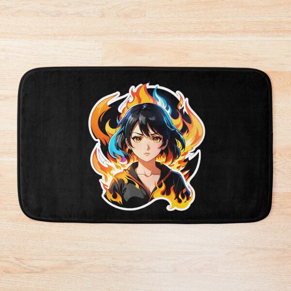 Item preview, Cute Anime Fire Girl designed and sold by TheArtOfPat.