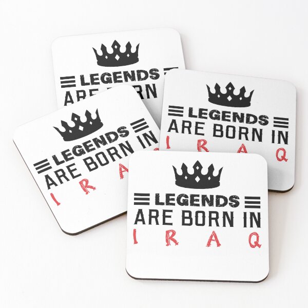 Item preview, Legends are born in Iraq designed and sold by BYNDART.