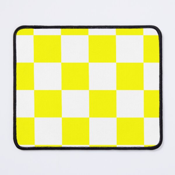 Item preview, Large Checkered - White and Yellow designed and sold by JustPatterns2.