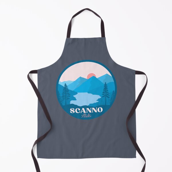 Item preview, Insignia de paisaje minimalista de Scanno Italia designed and sold by InvestingRoad.
