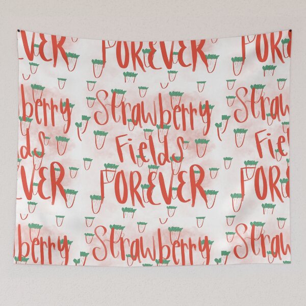 Item preview, Strawberry Fields Forever designed and sold by PositivelyBella.
