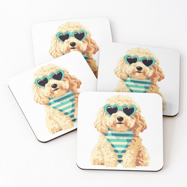 Item preview, GoldenDoodle On Holiday designed and sold by RetroPrints.