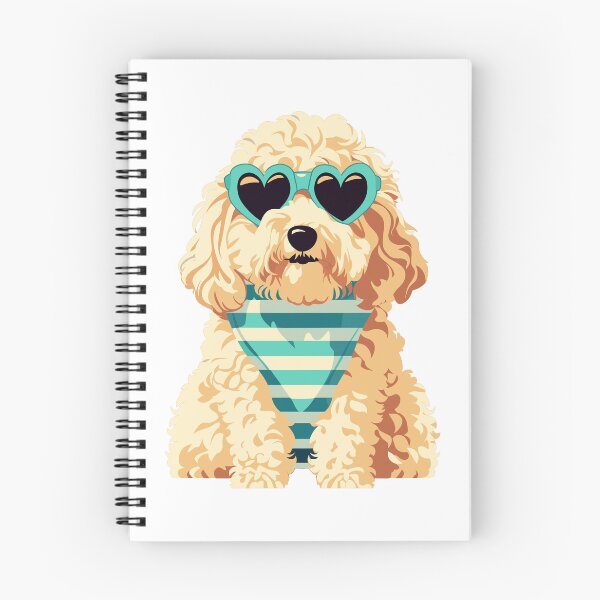 Item preview, GoldenDoodle On Holiday designed and sold by RetroPrints.