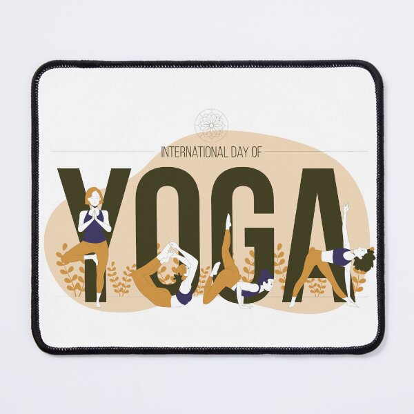 Item preview, International Day of Yoga designed and sold by PG Shop Art.