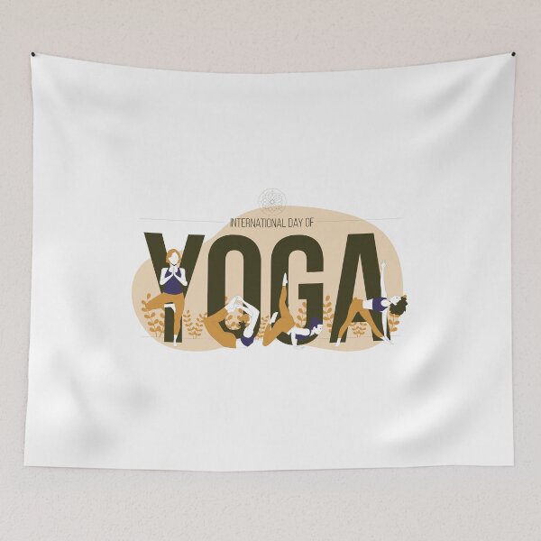 Item preview, International Day of Yoga designed and sold by PG Shop Art.