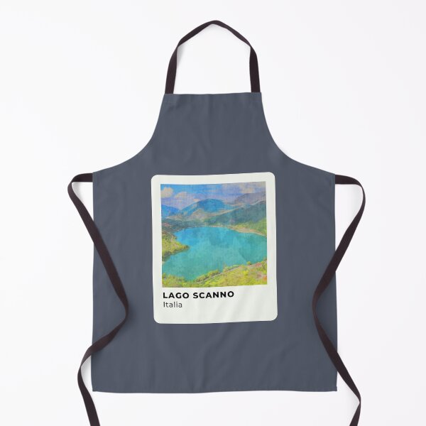 Item preview, Paisaje de acuarela del lago Scanno Italia designed and sold by InvestingRoad.