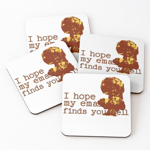 Item preview, Email Apocalypse: When 'I Hope My Email Finds You Well' Meets the Mushroom Cloud designed and sold by CraftedConcepts.
