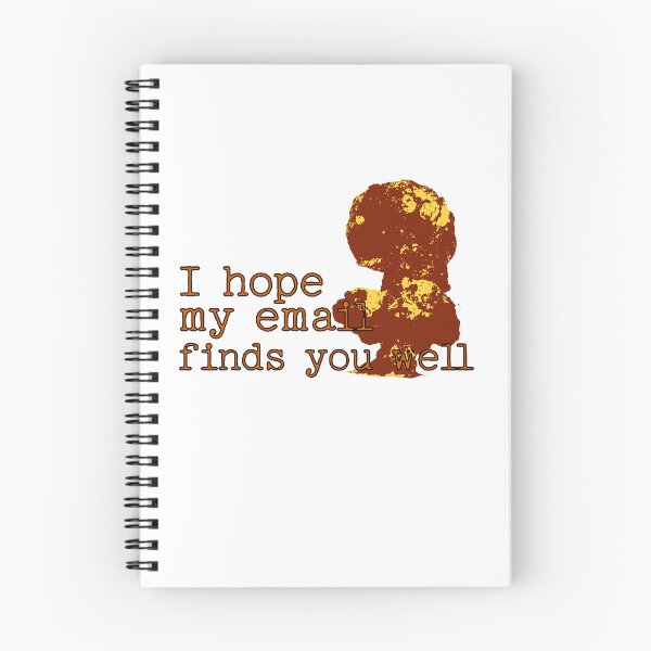 Item preview, Email Apocalypse: When 'I Hope My Email Finds You Well' Meets the Mushroom Cloud designed and sold by CraftedConcepts.