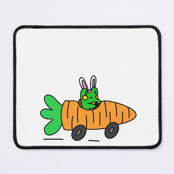 Item preview, Mr. Froggo is zooming in his carrot car designed and sold by MySistersArt.