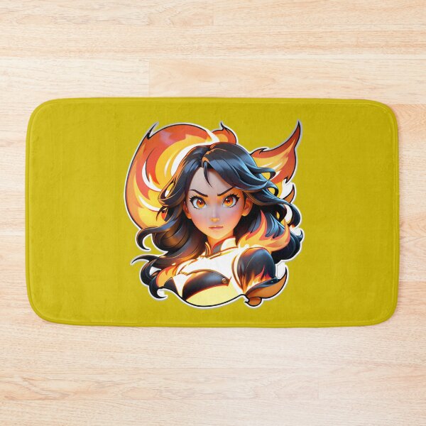 Item preview, Cute Anime Fire Girl designed and sold by TheArtOfPat.