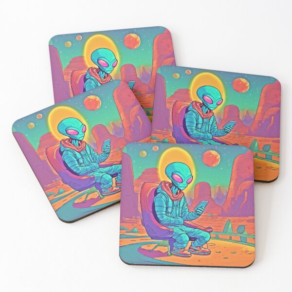 Item preview, Alien Coolness Unleashed designed and sold by Health And Fitness Posts e-Store.