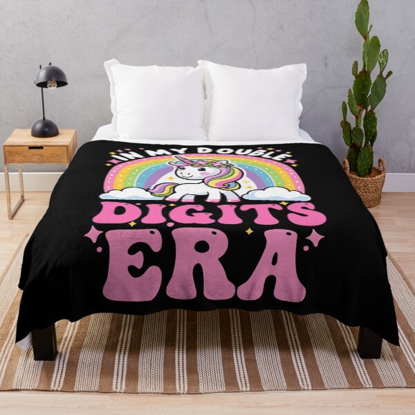 Item preview, Cute unicorn rainbow for girls in my double digits era 10th Birthday girl designed and sold by Empiredesigner3.
